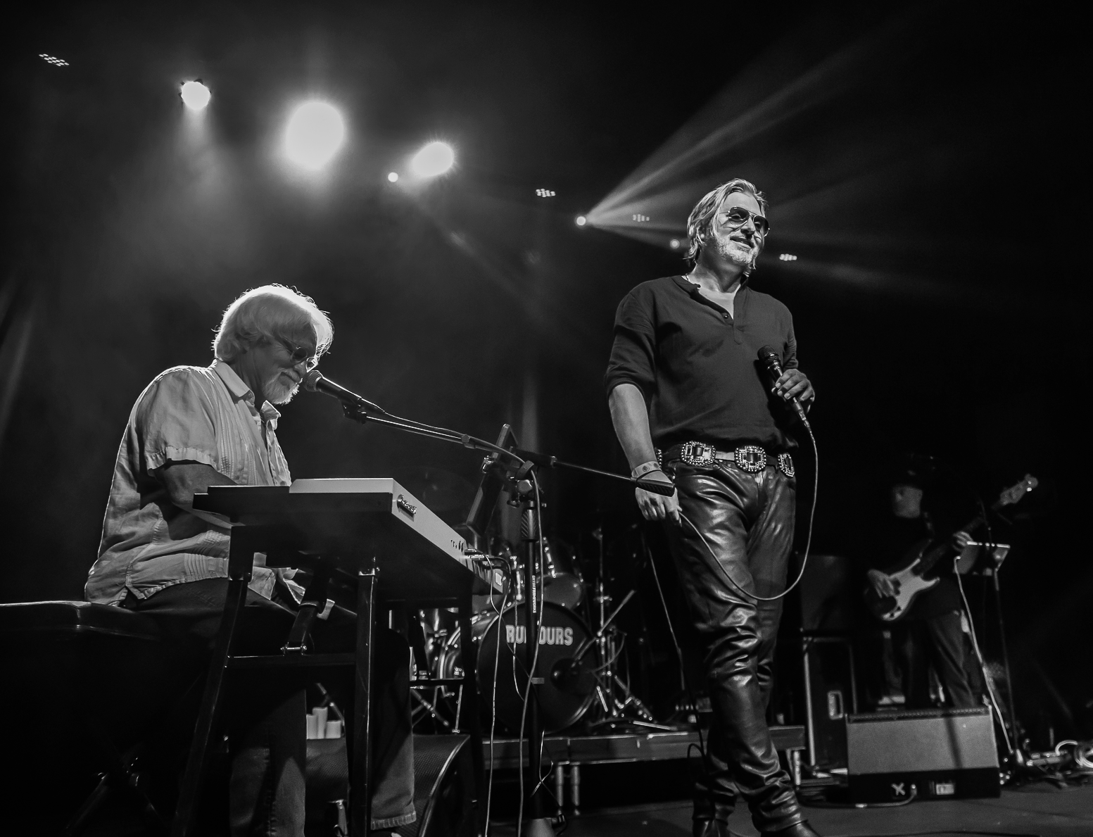 The Doors Jam performing under purple stage lights